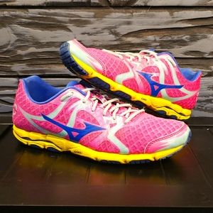 Mizuno Womens Running Shoes U4ic Euphoric Pink Yellow 8.5